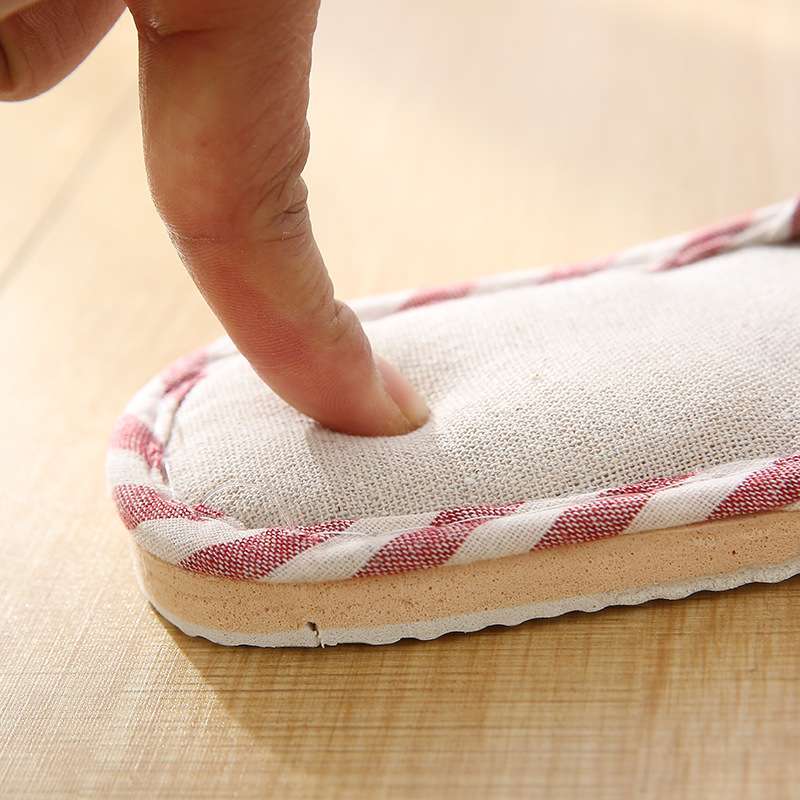 爽やかストライプ柄 軽量スリッパ