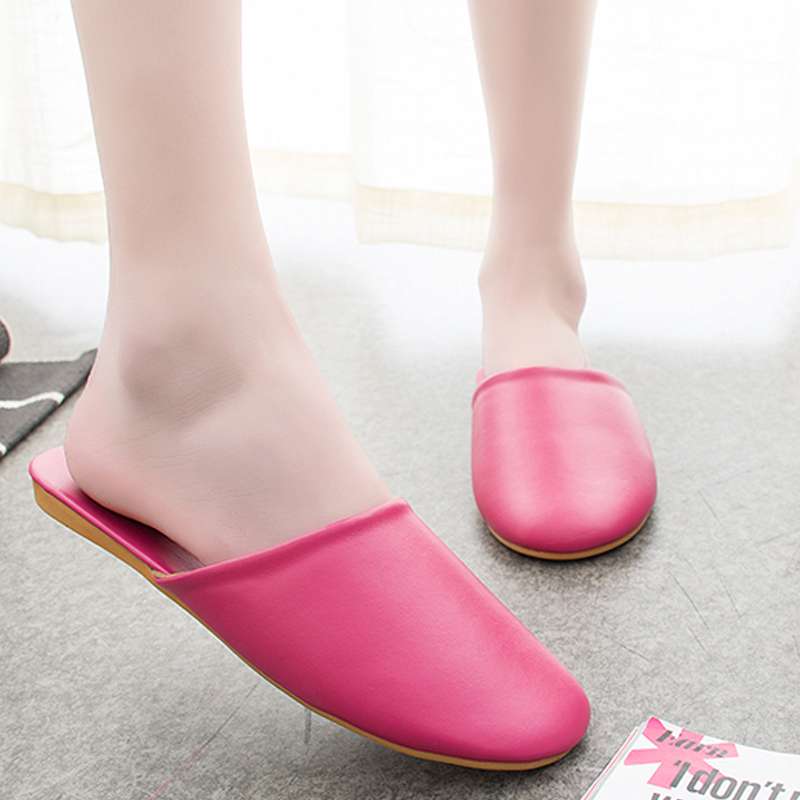 シンプルカラー室内スリッパ