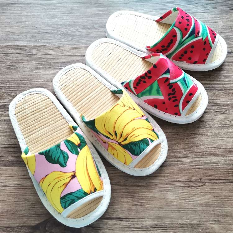 フルーツ柄サマースリッパ