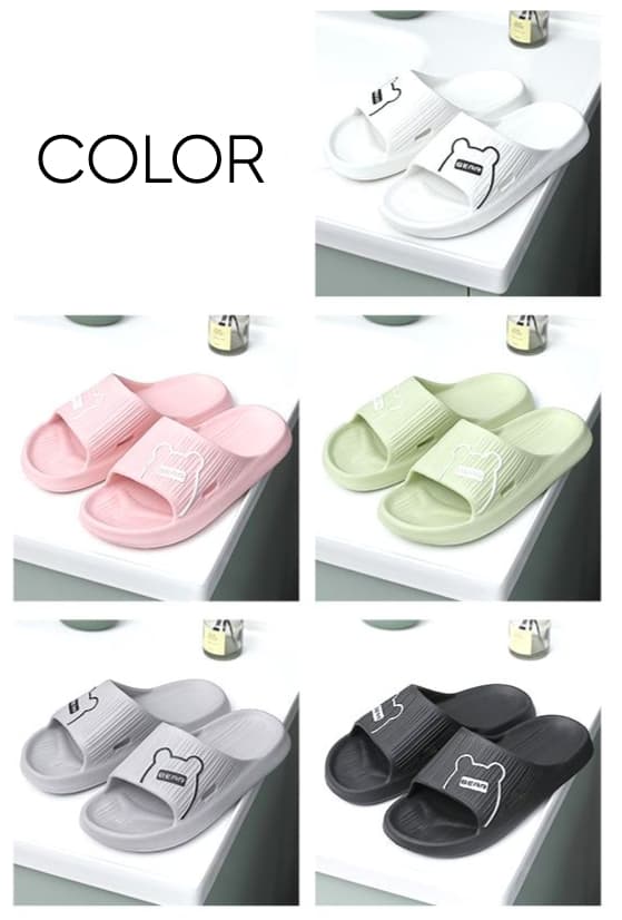 クマ柄軽量EVAサンダル