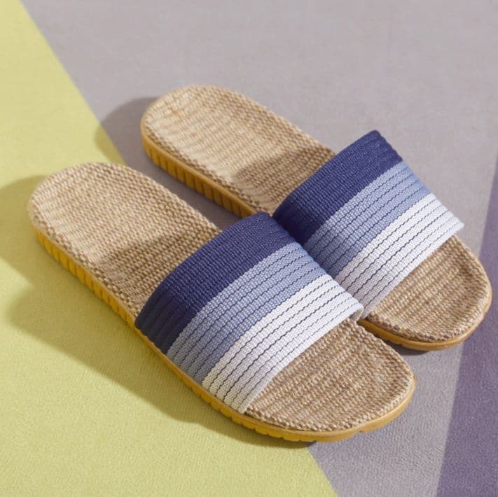 スリッパ 天然素材の夏向け携帯スリッパ