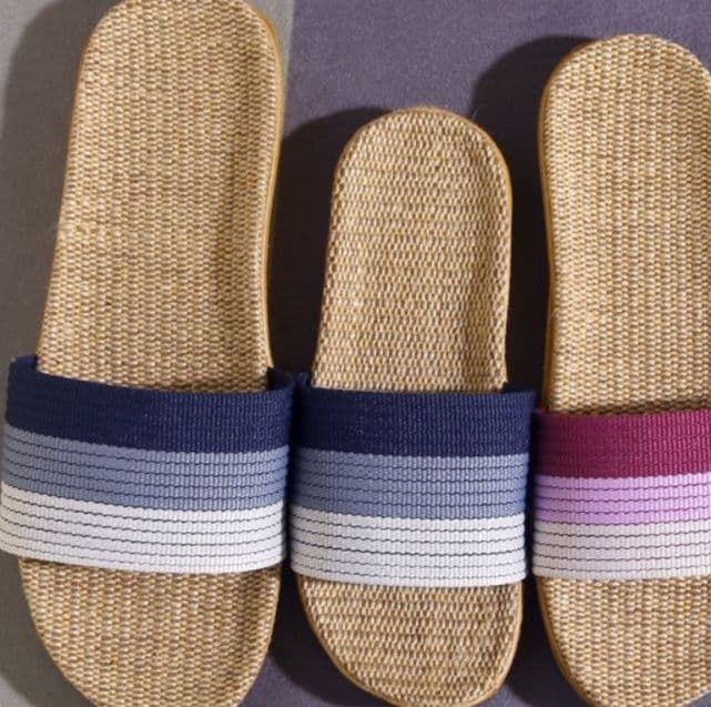 スリッパ 天然素材の夏向け携帯スリッパ