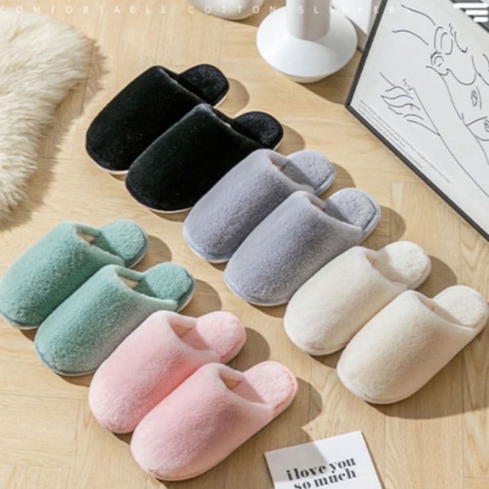 スリッパ もこもこ包み込むあったかスリッパ