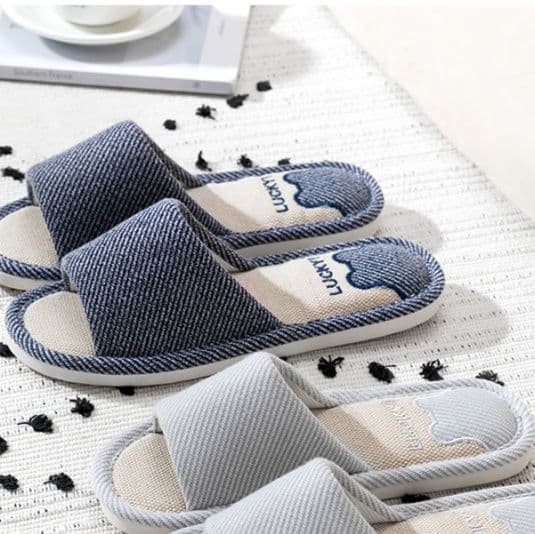 スリッパ さわやか通気性素材のルームサンダル