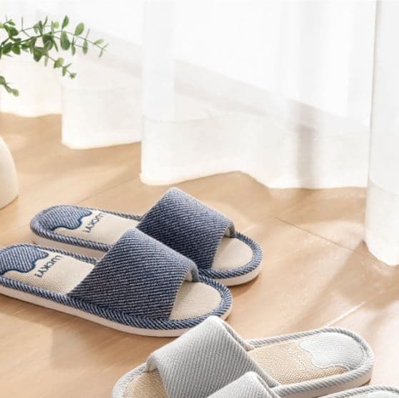 スリッパ さわやか通気性素材のルームサンダル