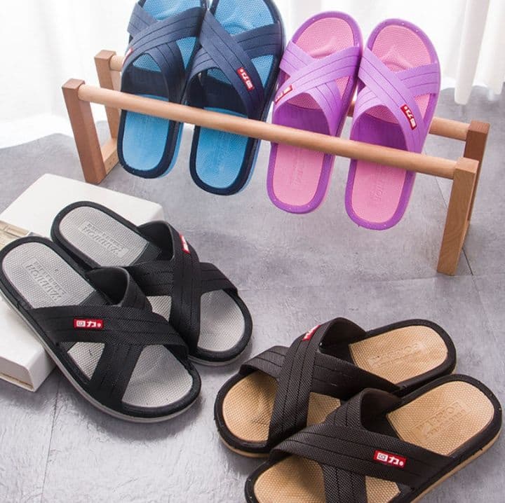 スリッパ クロスバンド 軽量携帯スリッパ