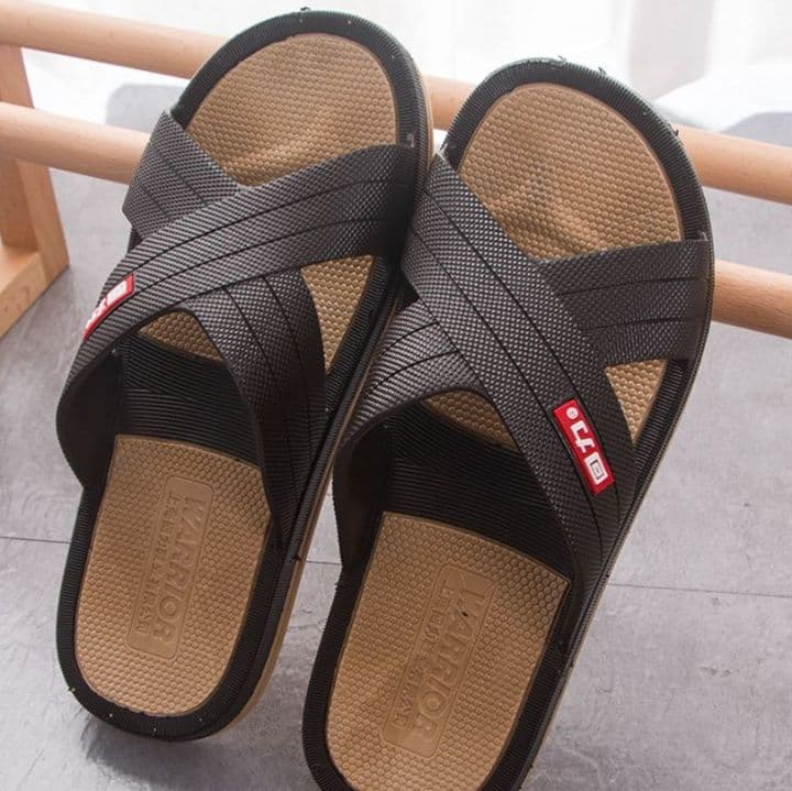 スリッパ クロスバンド 軽量携帯スリッパ