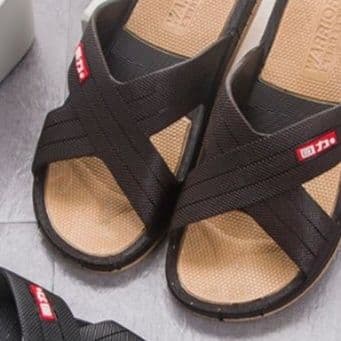 スリッパ クロスバンド 軽量携帯スリッパ