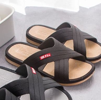 スリッパ クロスバンド 軽量携帯スリッパ