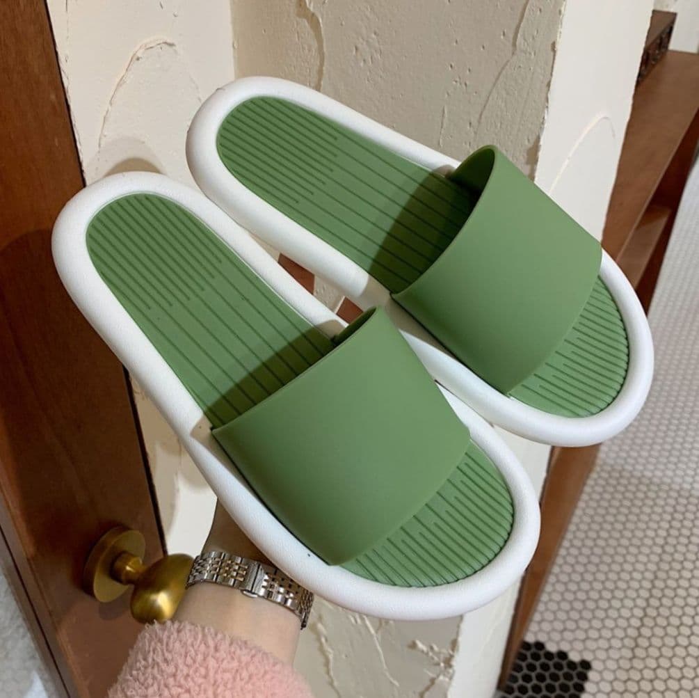 スリッパ すべり止め付き シンプルサンダルスリッパ