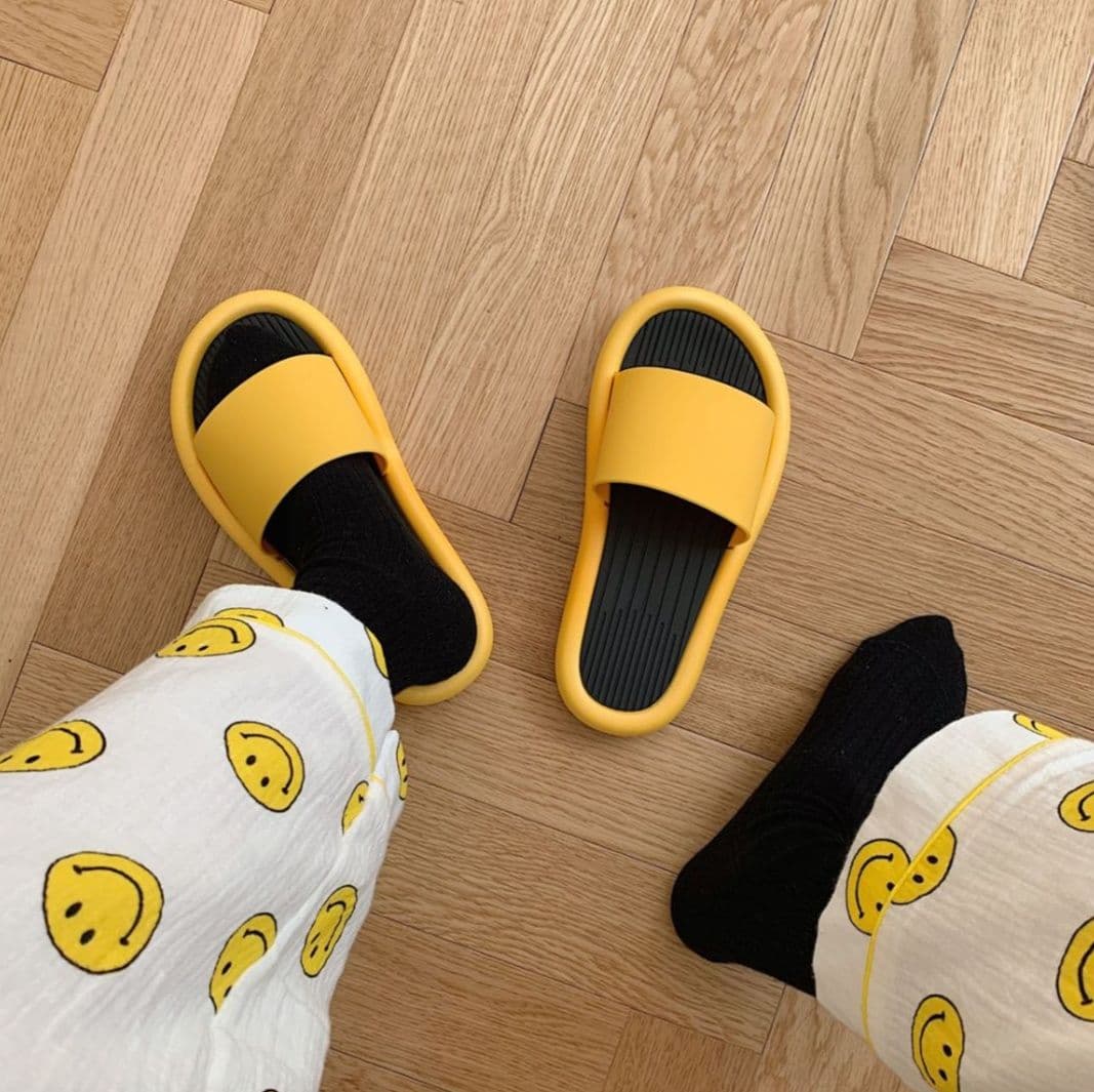 スリッパ すべり止め付き シンプルサンダルスリッパ