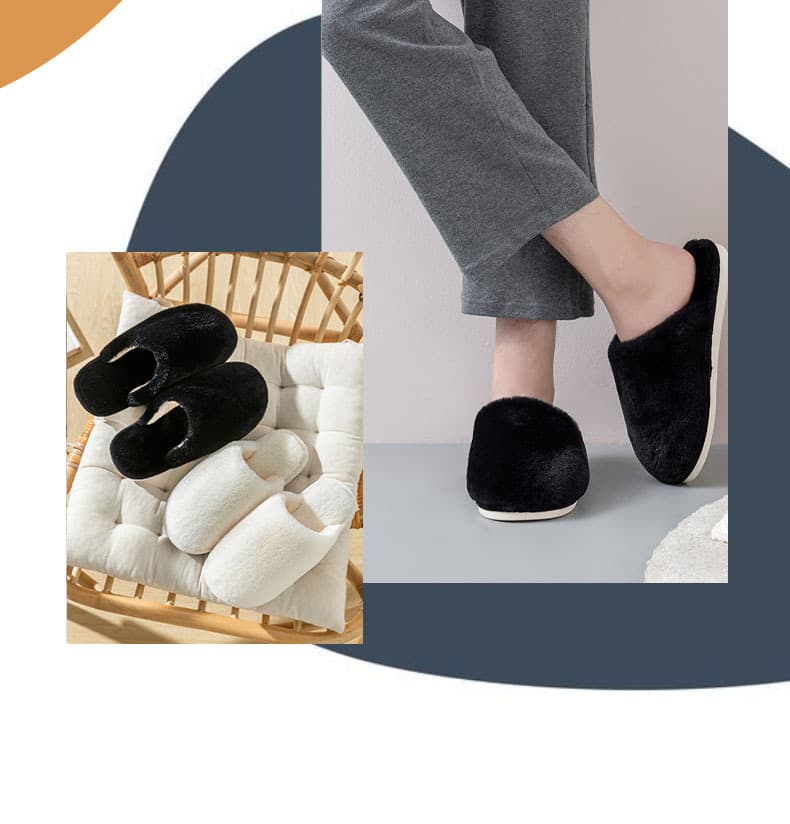 スリッパ もこもこ包み込むあったかスリッパ
