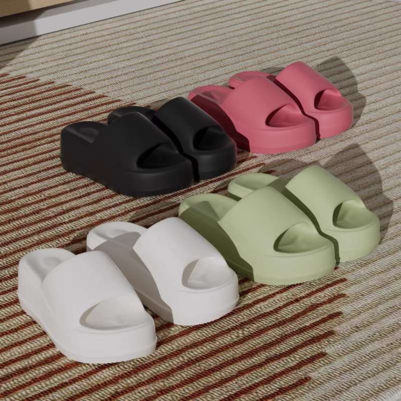 スリッパ モダンシルエット コンフォートプラットフォームサンダル