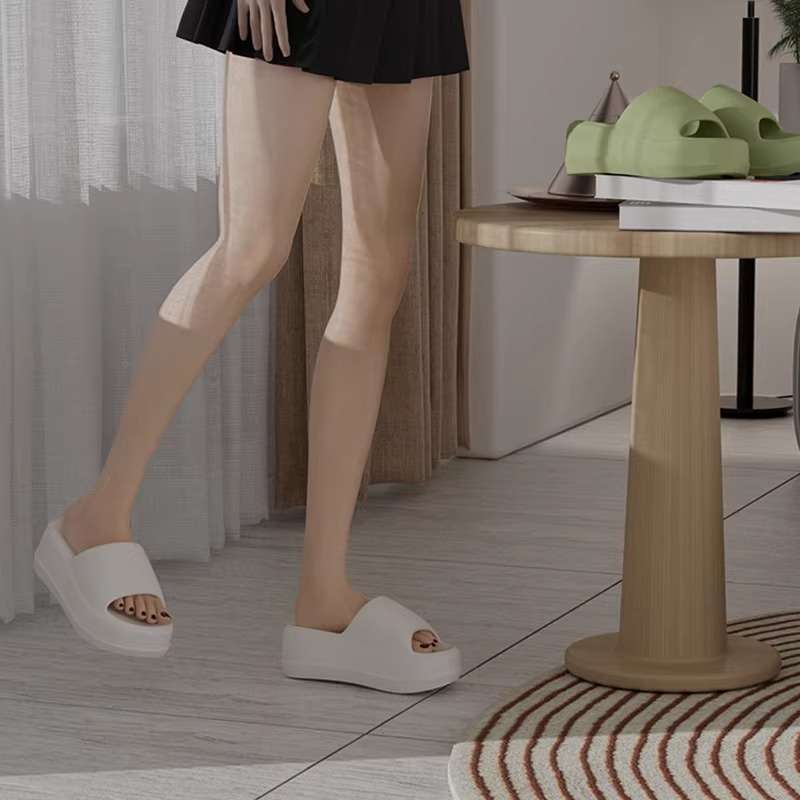 スリッパ モダンシルエット コンフォートプラットフォームサンダル