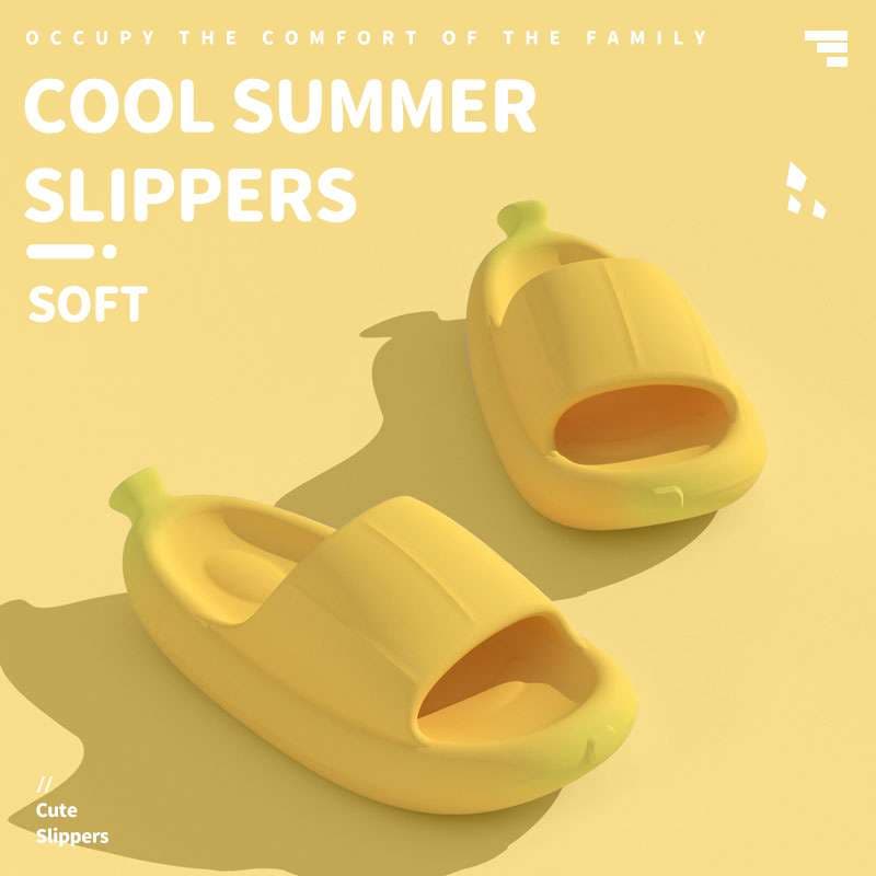 バナナモチーフ クールサマースリッパ