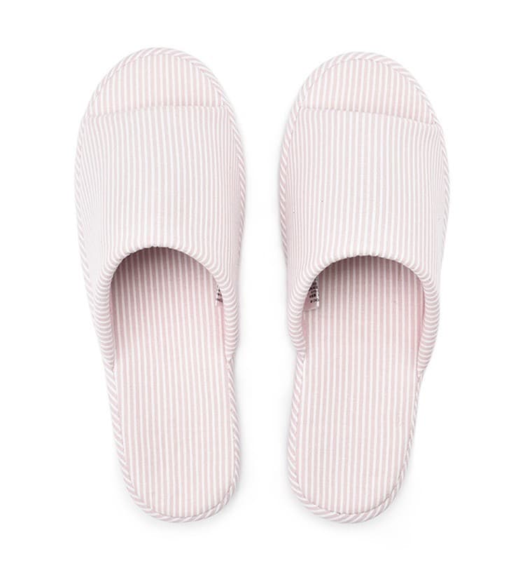 スリッパ やさしい足あたり 縞模様スリッパ