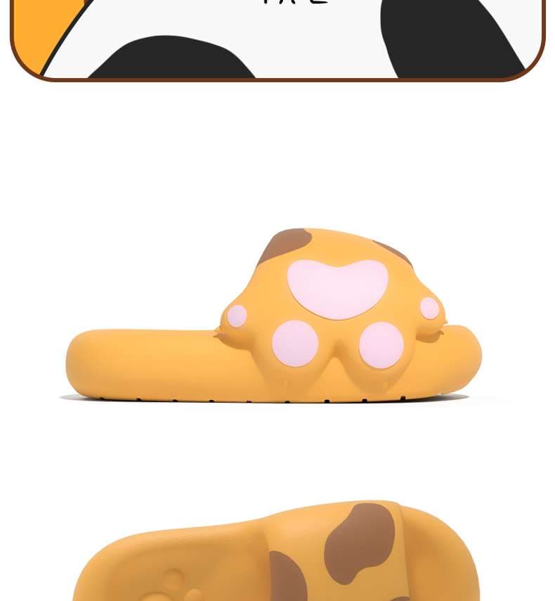 もふもふ猫肉球スリッパ