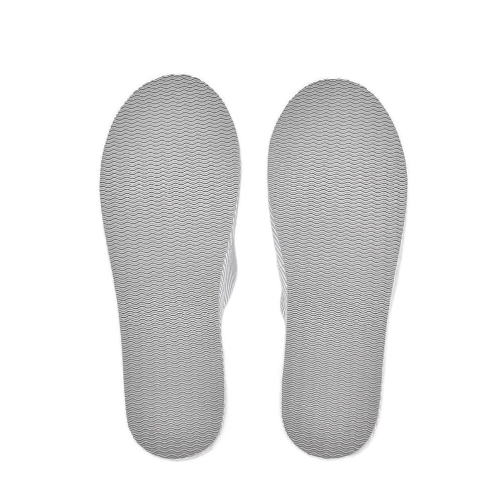 スリッパ やさしい足あたり 縞模様スリッパ