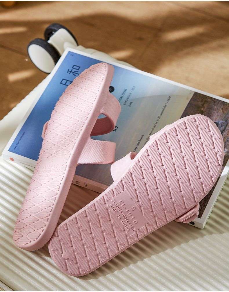 折りたたみ式携帯スリッパ ピンク