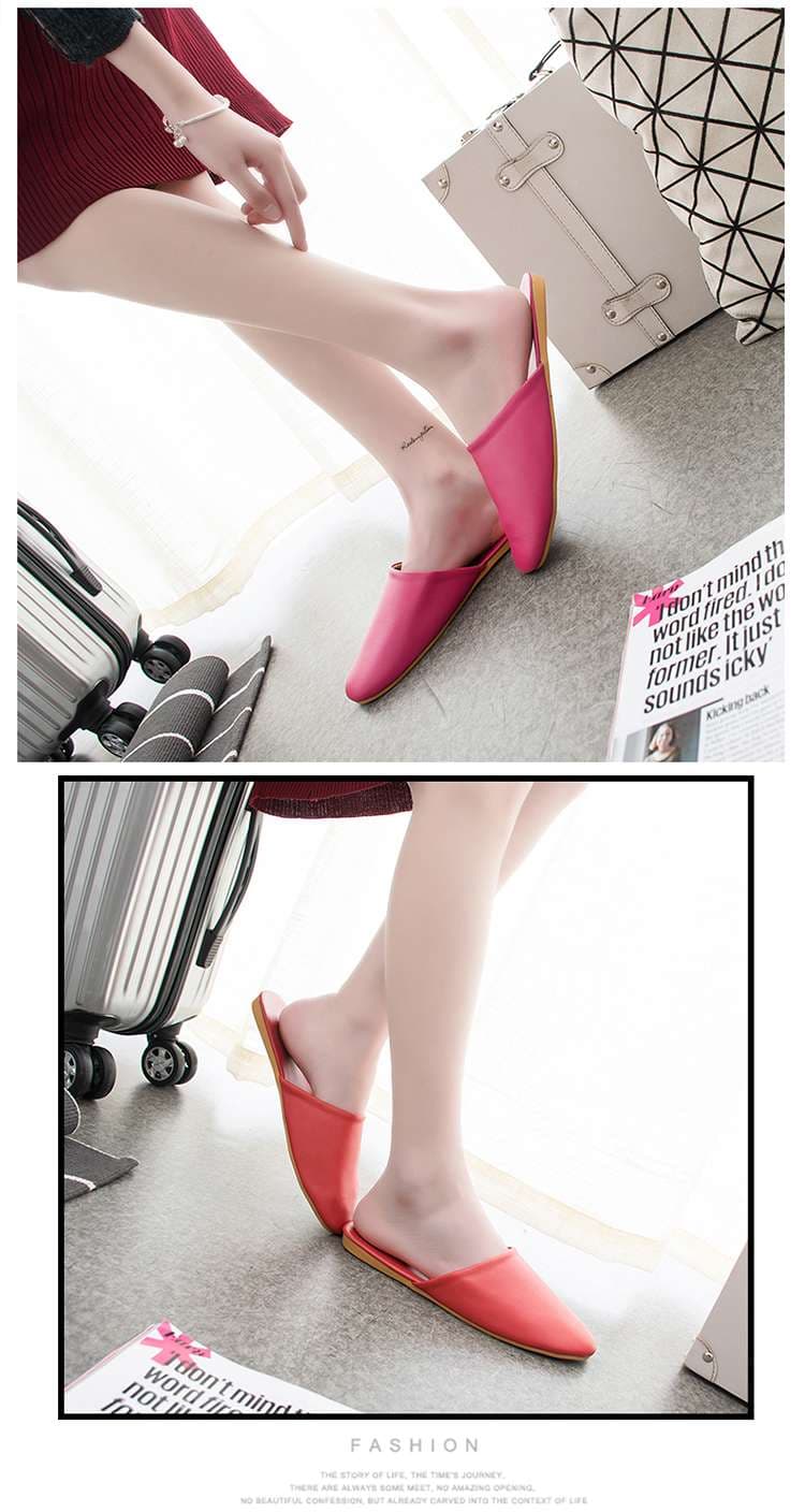 シンプルカラー室内スリッパ