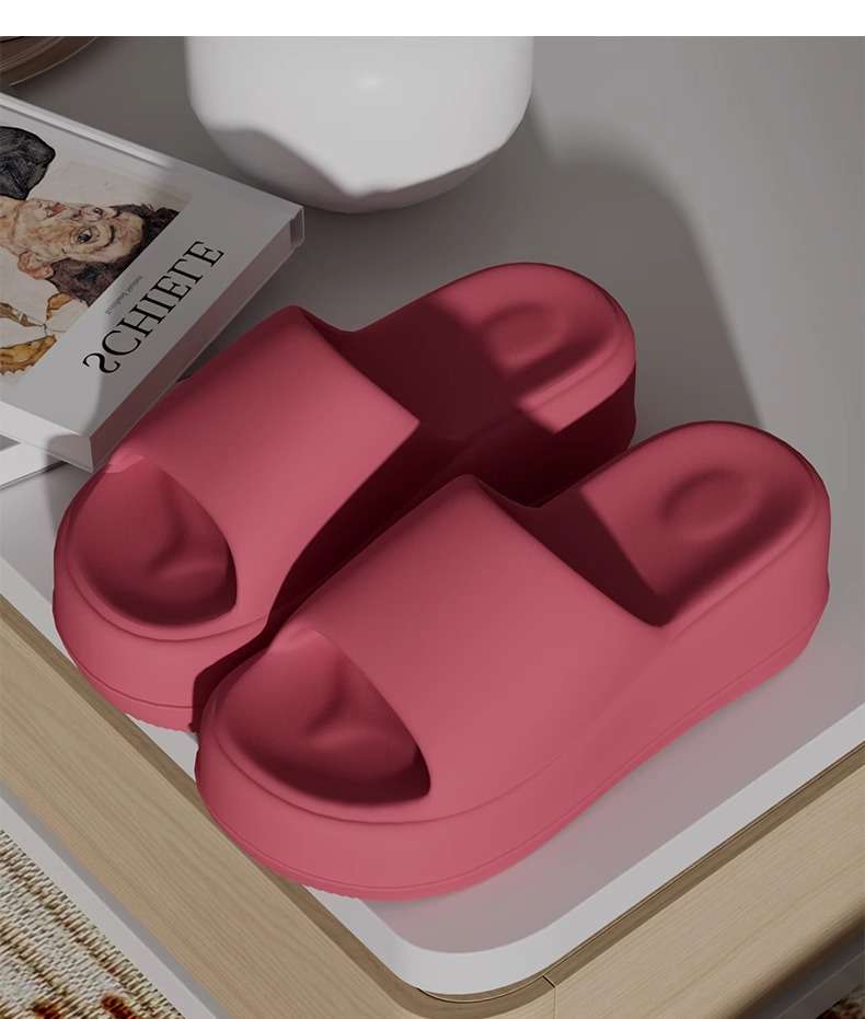 スリッパ モダンシルエット コンフォートプラットフォームサンダル