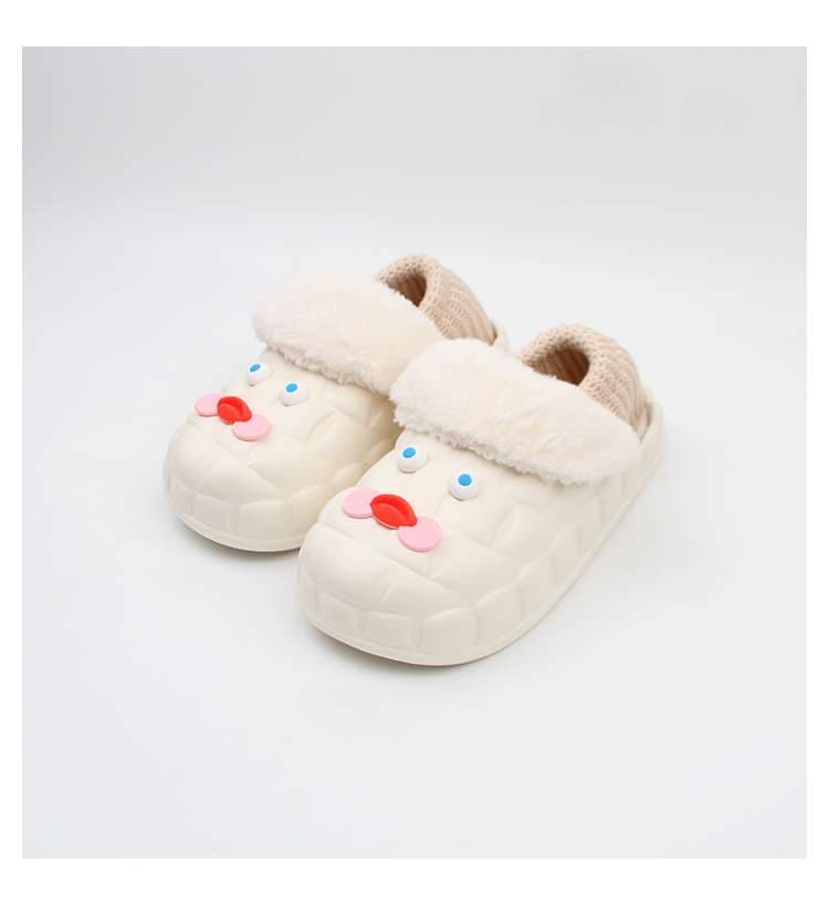 もこもこカエルさん防寒スリッパ