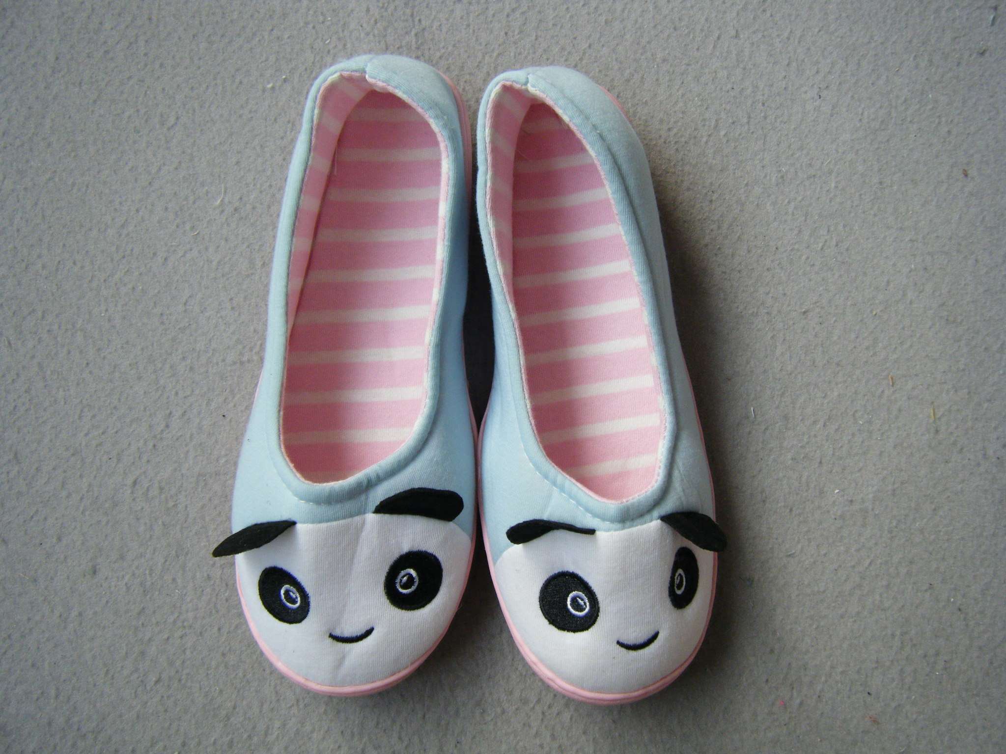 スリッパ パンダ顔のかわいい室内履き