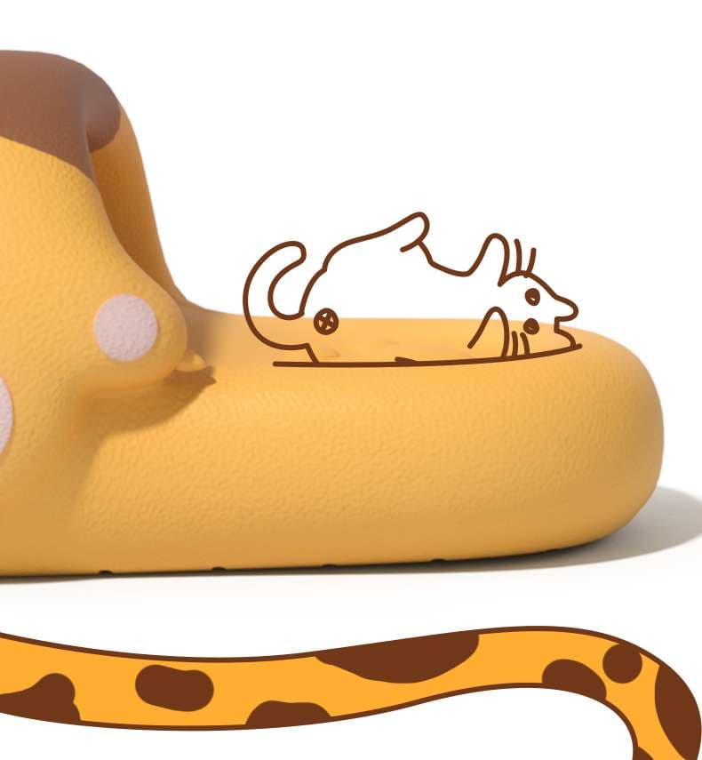 もふもふ猫肉球スリッパ