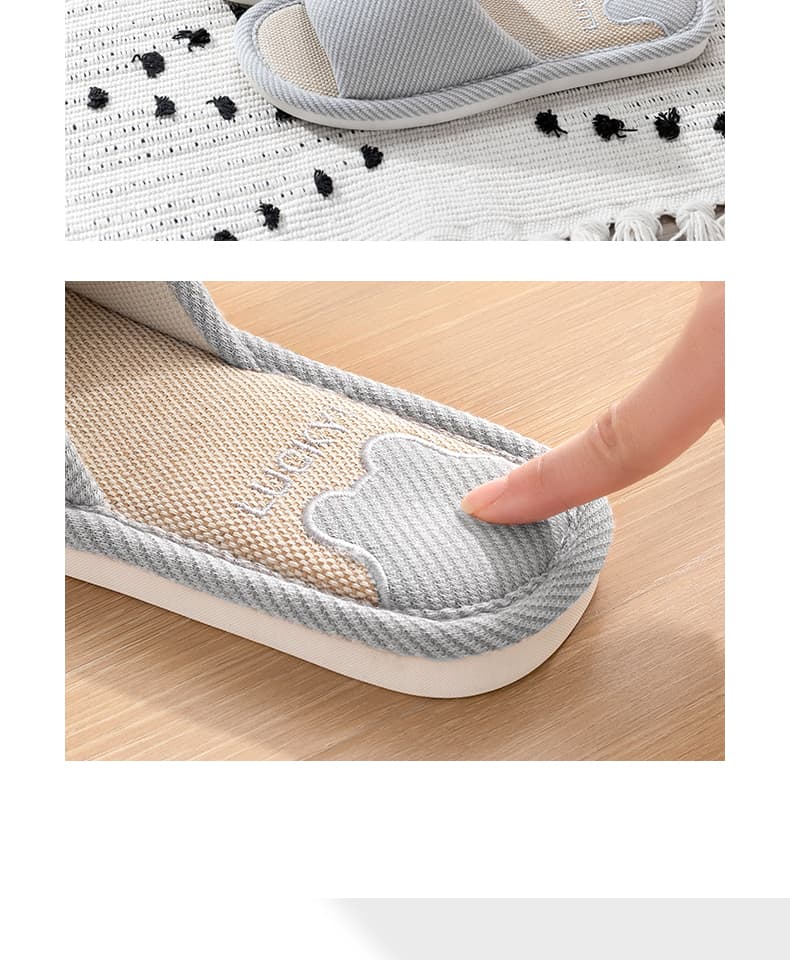 スリッパ さわやか通気性素材のルームサンダル