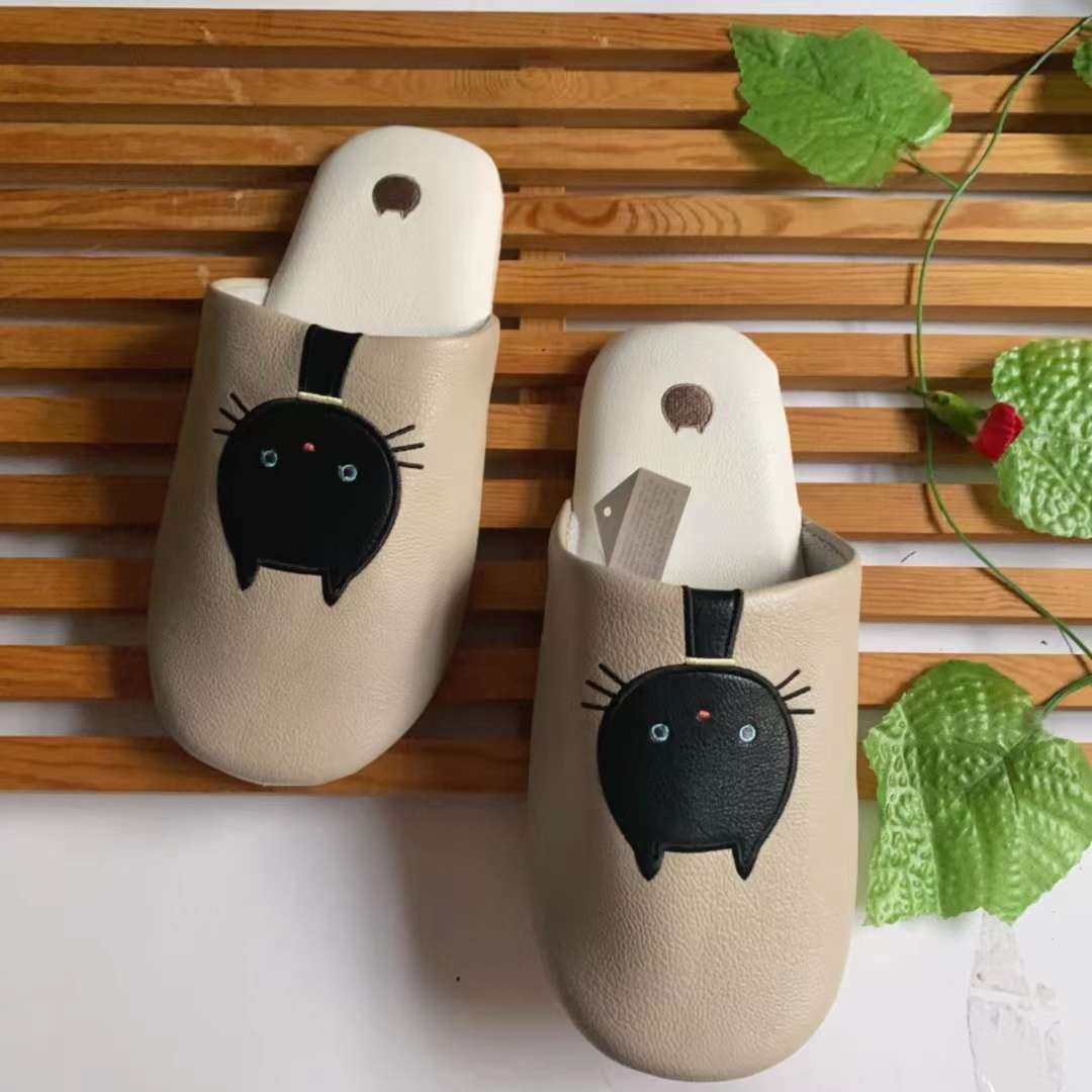 猫デザイン室内履きスリッパ