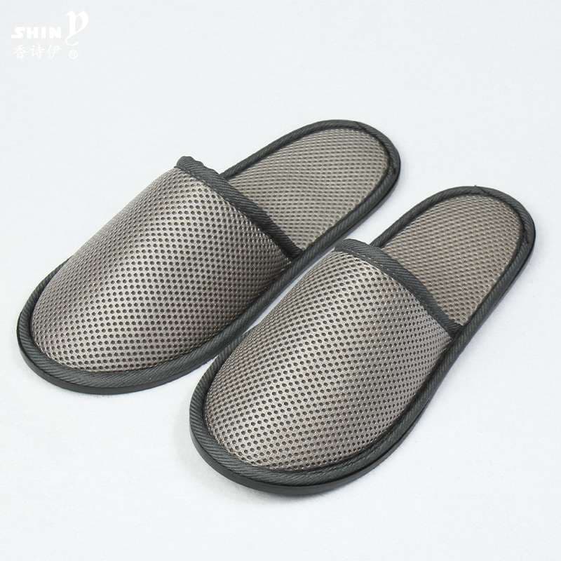 [10足入]洗えるメッシュ素材 通気性抜群スリッパ