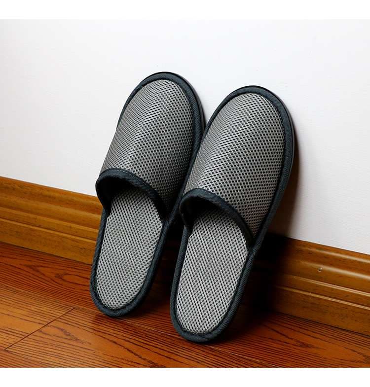 スリッパ メッシュ素材の洗えるスリッパ