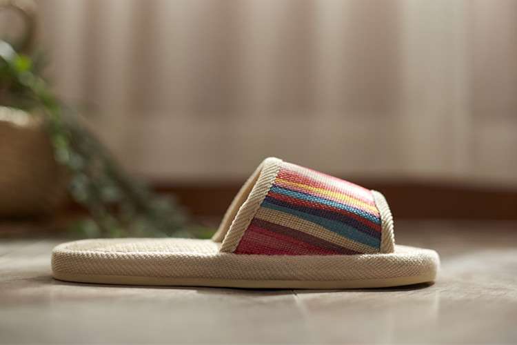 涼やか天然素材 和風スリッパ