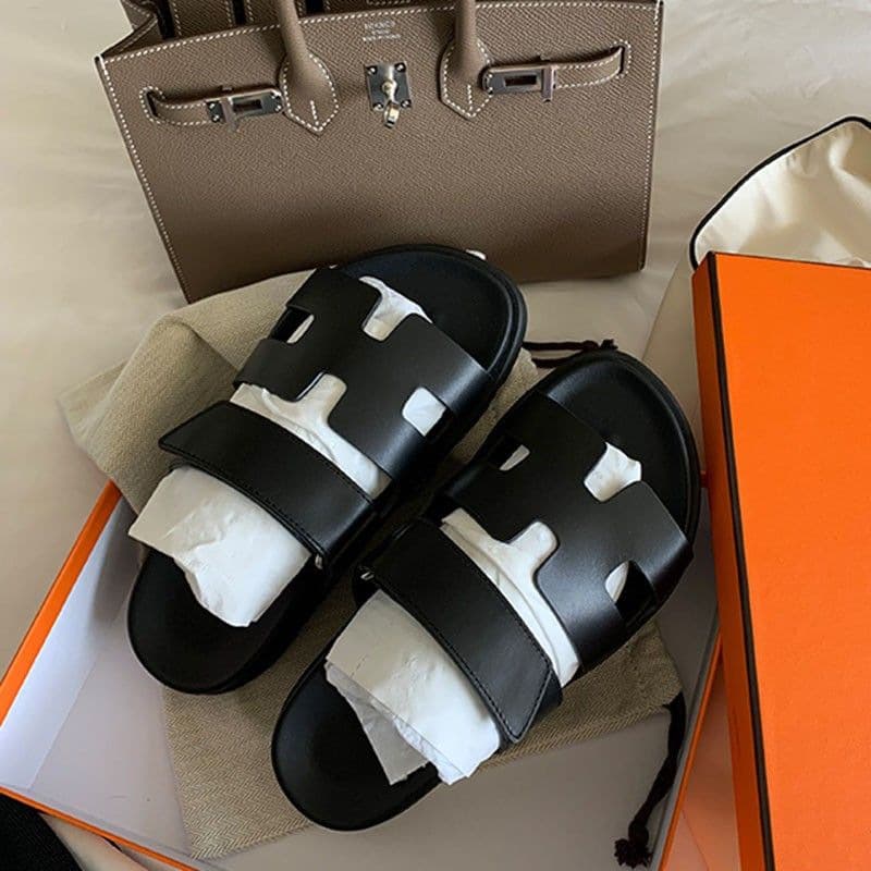 スリッパ モダン切抜きデザインルームサンダル