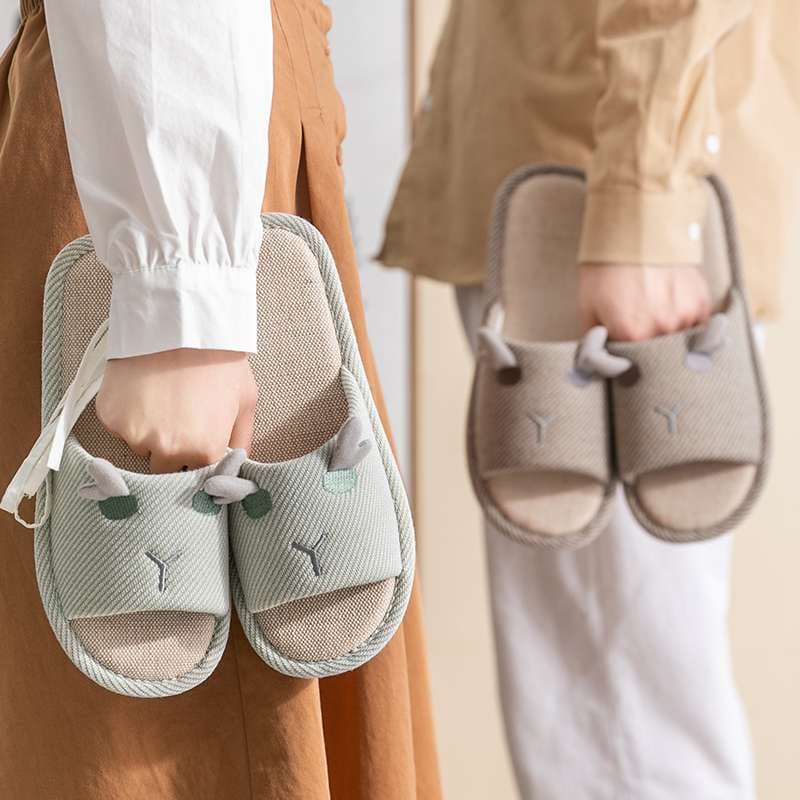 スリッパ うさぎモチーフ ふわもこルームサンダル