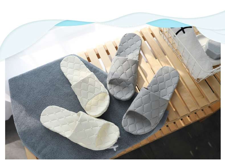 キルティング加工洗える室内スリッパ