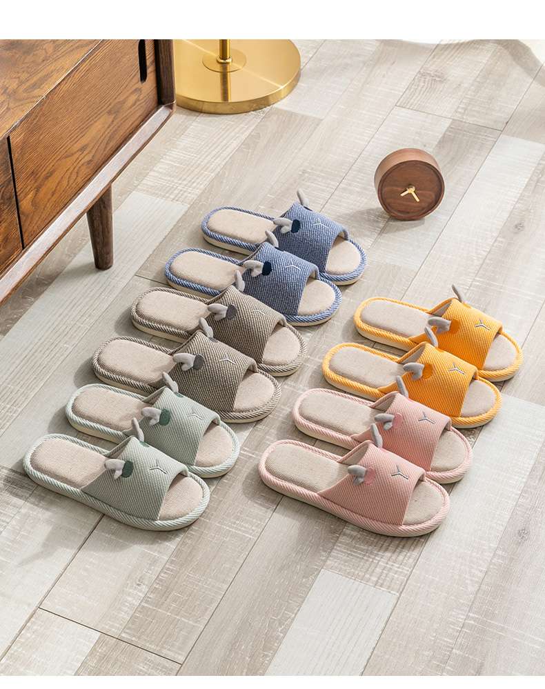 スリッパ うさぎモチーフ ふわもこルームサンダル