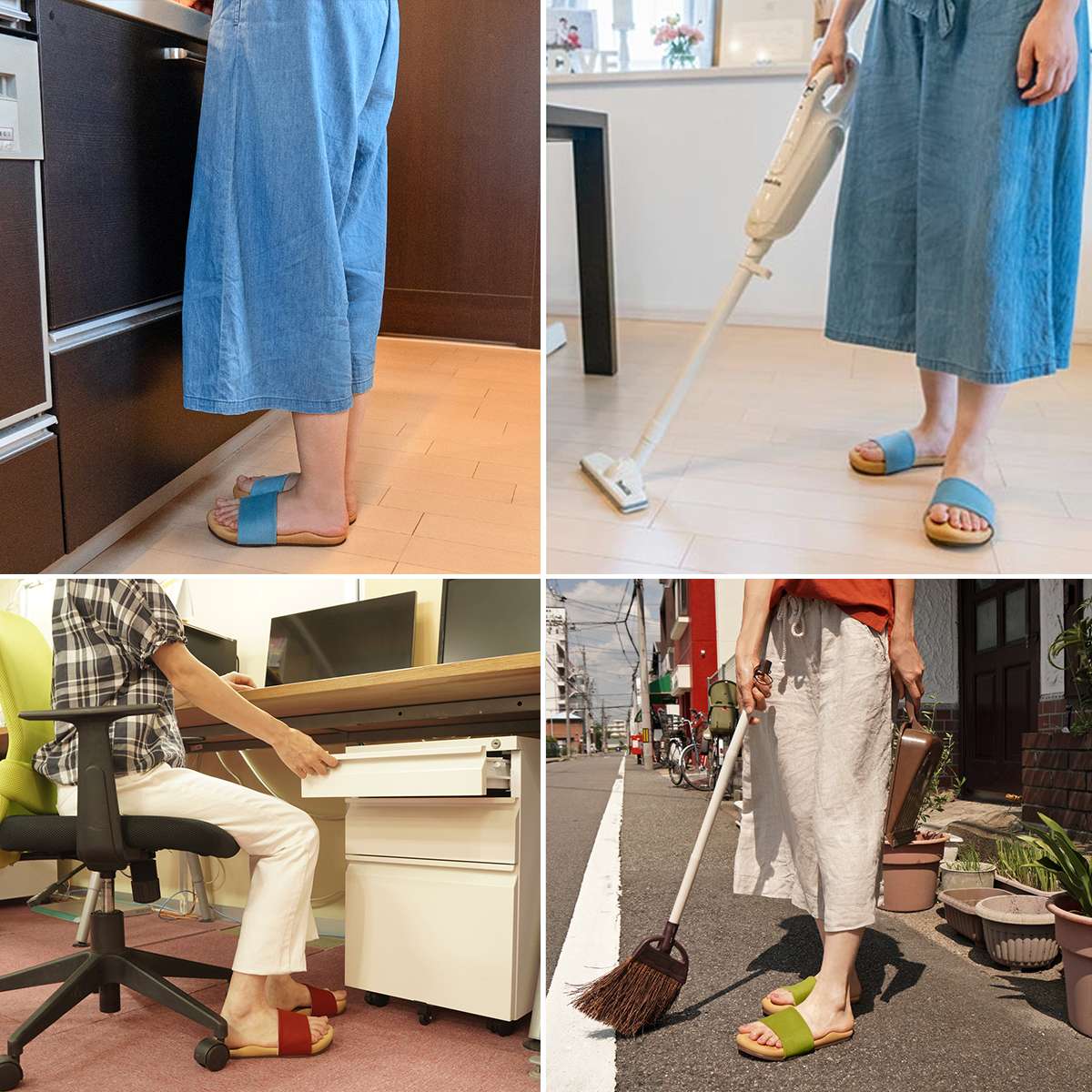 スリッパ 足裏刺激ダイエットサンダル