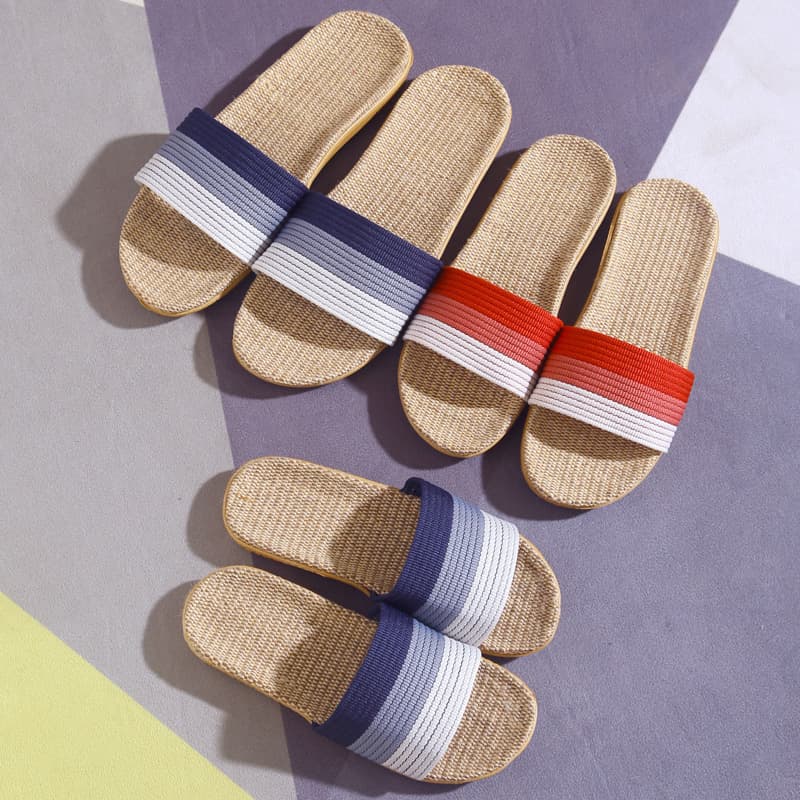 スリッパ 天然素材の夏向け携帯スリッパ