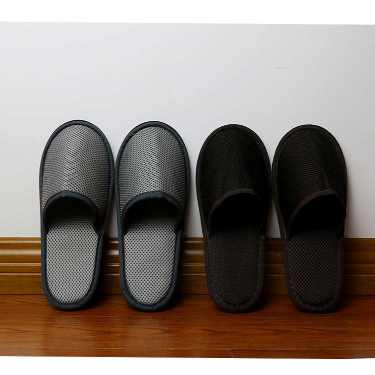 スリッパ メッシュ素材の洗えるスリッパ