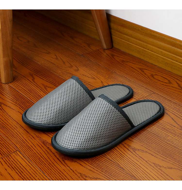 スリッパ メッシュ素材の洗えるスリッパ