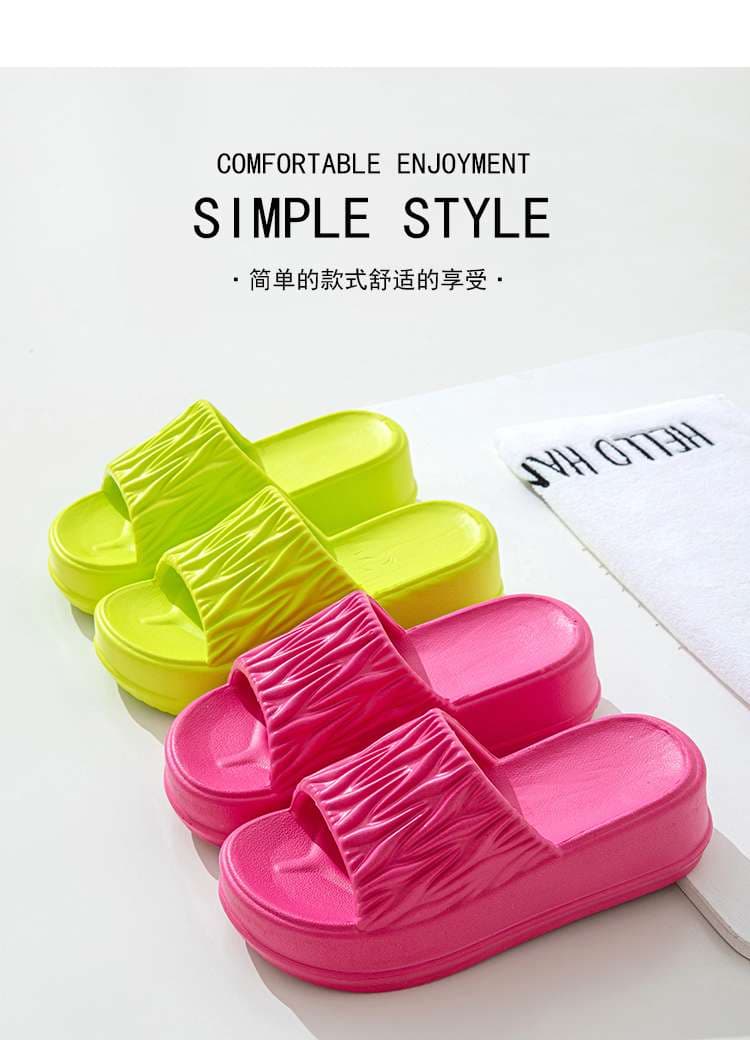 モールド加工ファッションスリッパ