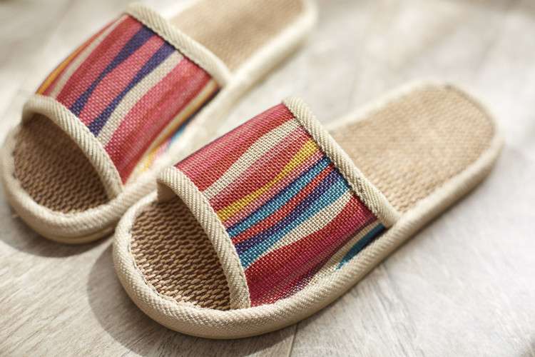 涼やか天然素材 和風スリッパ