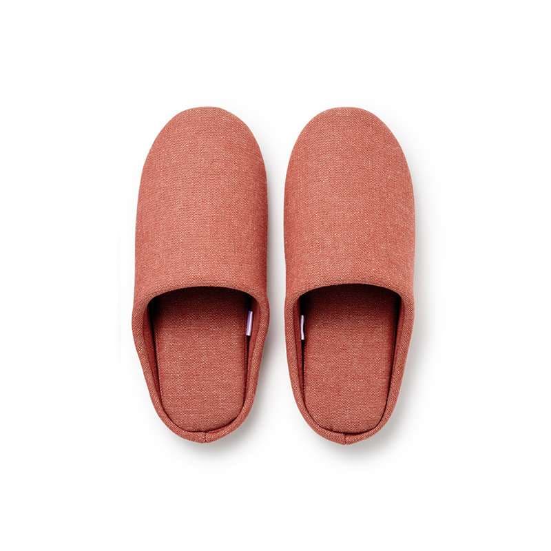 スリッパ やわらか素材のスリッポン風室内履き