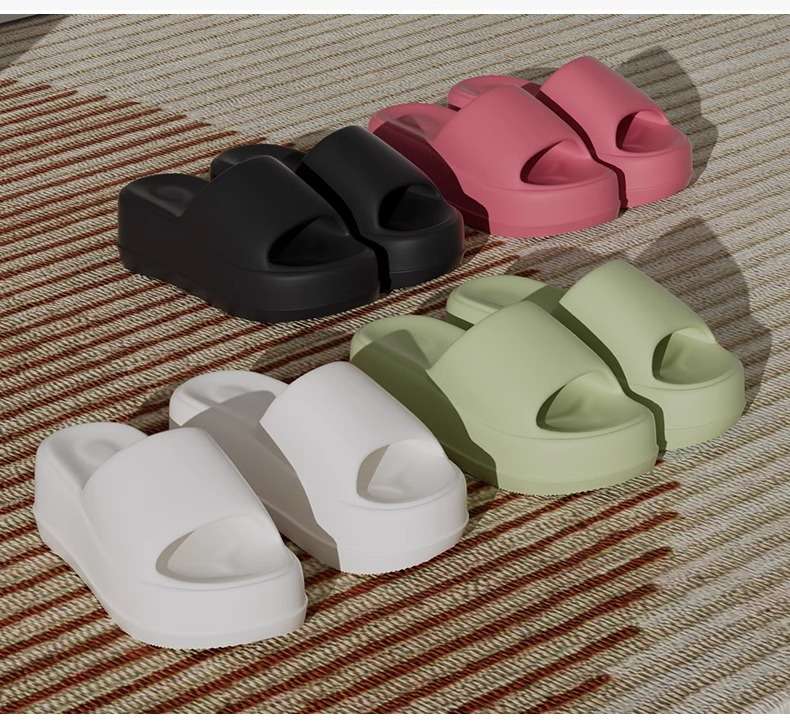 スリッパ モダンシルエット コンフォートプラットフォームサンダル