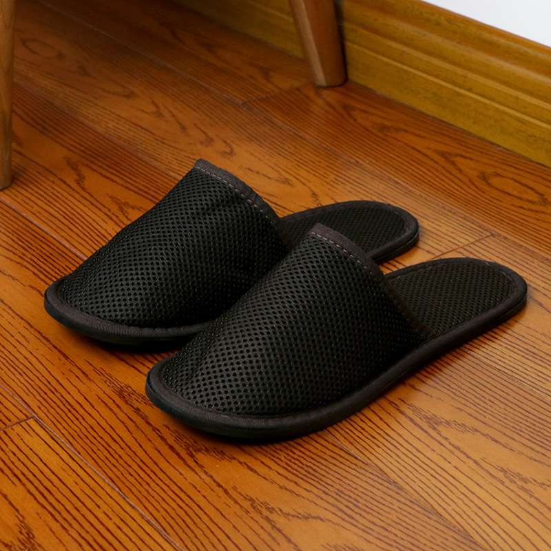 スリッパ メッシュ素材の洗えるスリッパ