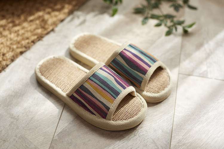 涼やか天然素材 和風スリッパ