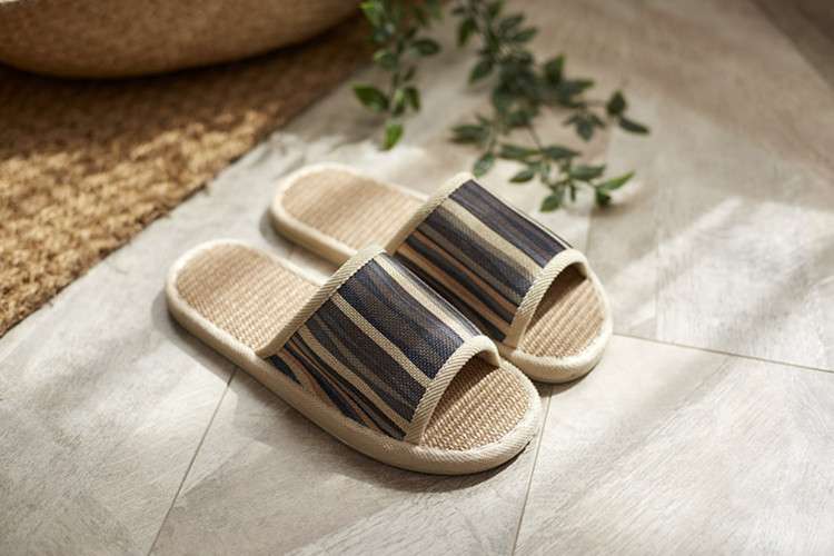 涼やか天然素材 和風スリッパ