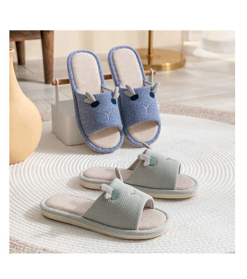 スリッパ うさぎモチーフ ふわもこルームサンダル