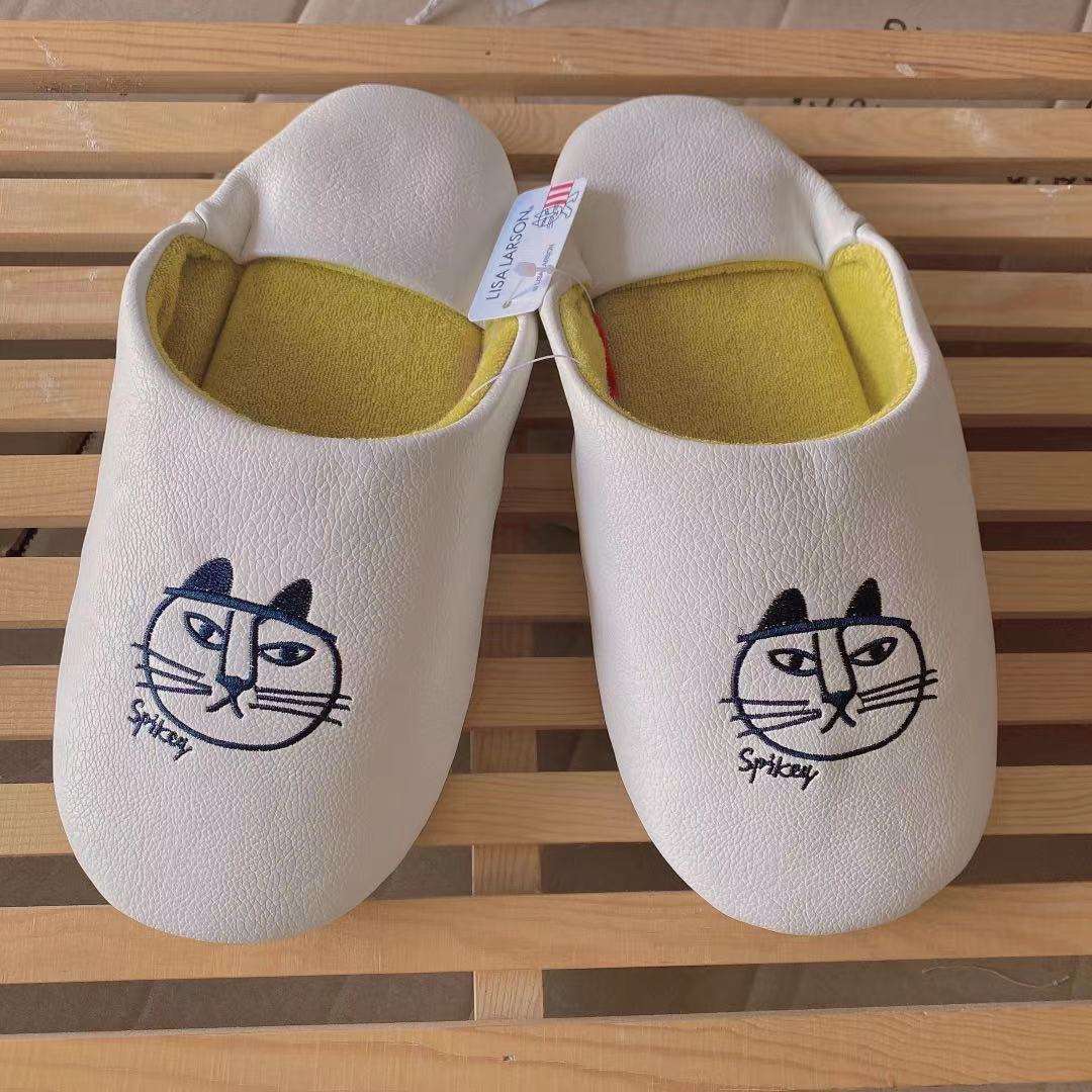 猫デザイン室内履きスリッパ
